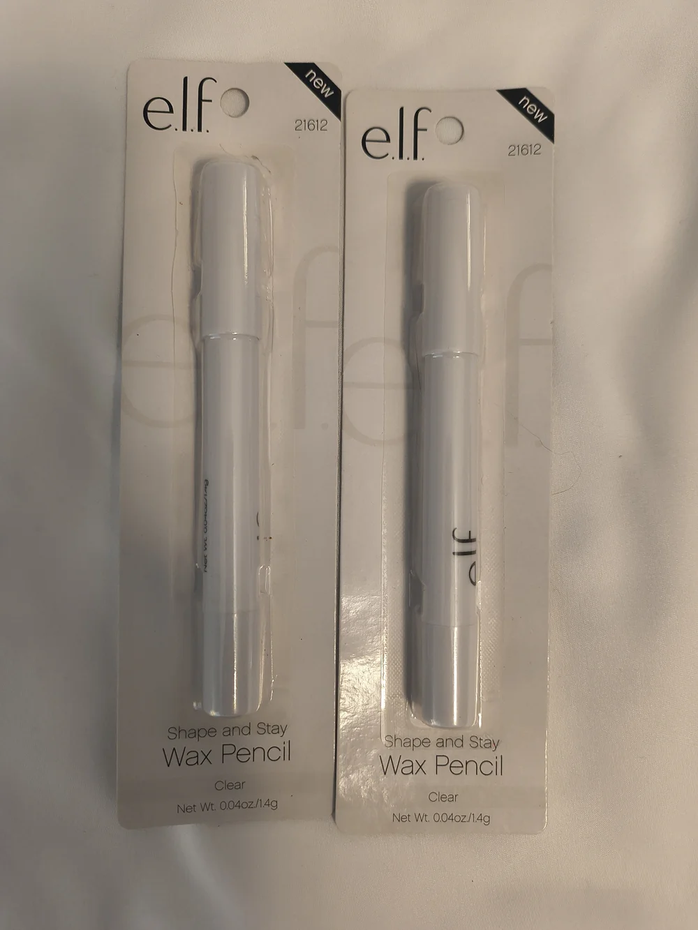 e.l.f. Brow Duo Set — Clear Wax Pencils & Light Brown Liner and Brow Cream
